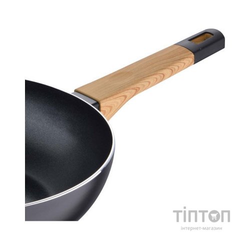 Сковорода Bergner Wok Earth Black 28 см (BG-34627-BK)