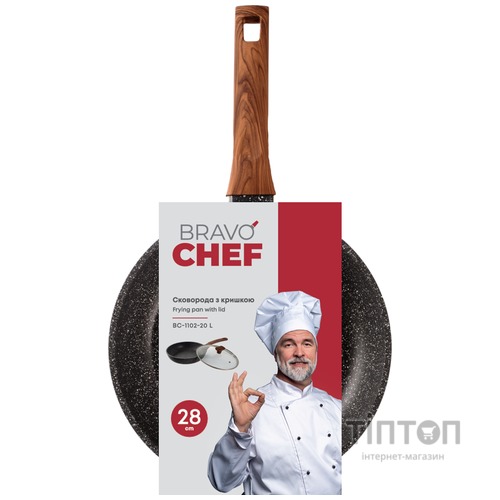 Сковорода Bravo Chef 28 см