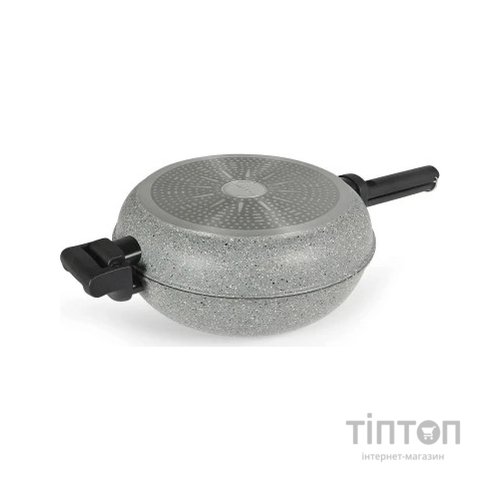 Сковорода Flonal Dura Induction Rocky Twins 28 см подвійна з решіткою (RKIWP2830)