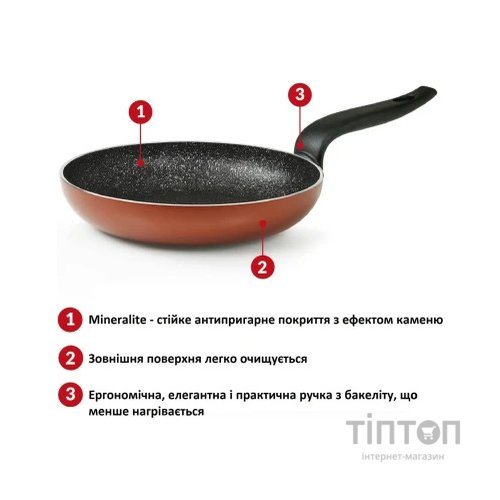 Сковорода Flonal Pepita Granit 24 см (PGFPB2450)