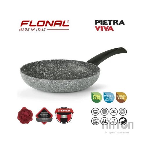 Сковорода Flonal Pietra Viva 28 см (PV8PS2870)