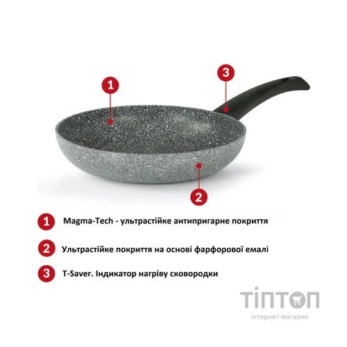 Сковорода Flonal Pietra Viva 28 см (PV8PS2870)