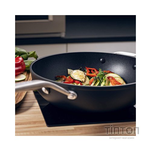 Сковорода KitchenAid Wok FHA 30 см з керамічним покриттям (CC005696-001)