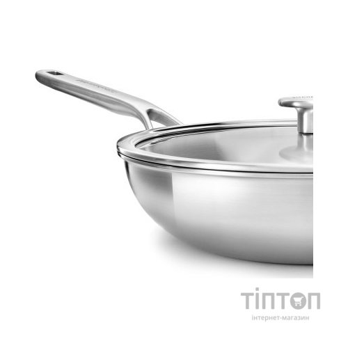Сковорода KitchenAid Wok MSS 28 см 3,5 л з кришкою (CC003254-001)