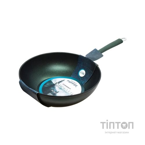 Сковорода Pepper "Emerald" WOK 26 x 8,0 cм Titanium Pro (PR-2108-26)