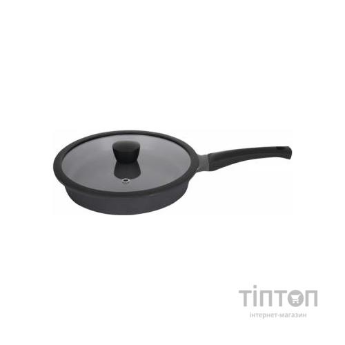 Сковорода Ringel Zitrone black с крышкой 28 см (RG-2108-28 BL)