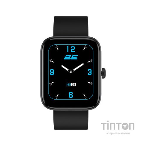 Смарт-годинник 2E Alpha SQ Music Edition 46mm Black (2E-CWW40BK)