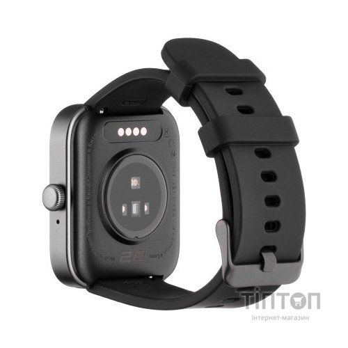 Смарт-годинник 2E Alpha SQ Music Edition 46mm Black (2E-CWW40BK)