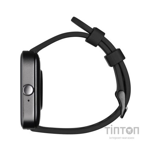 Смарт-годинник 2E Alpha SQ Music Edition 46mm Black (2E-CWW40BK)