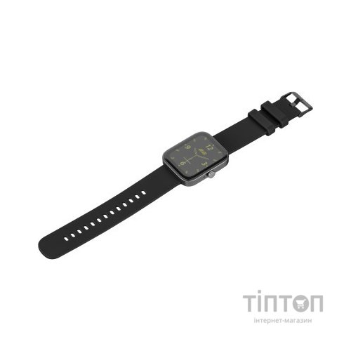 Смарт-годинник 2E Alpha SQ Music Edition 46mm Black (2E-CWW40BK)