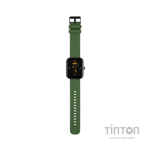Смарт-годинник 2E Alpha SQ Music Edition 46mm Black-Green (2E-CWW40BKGN)