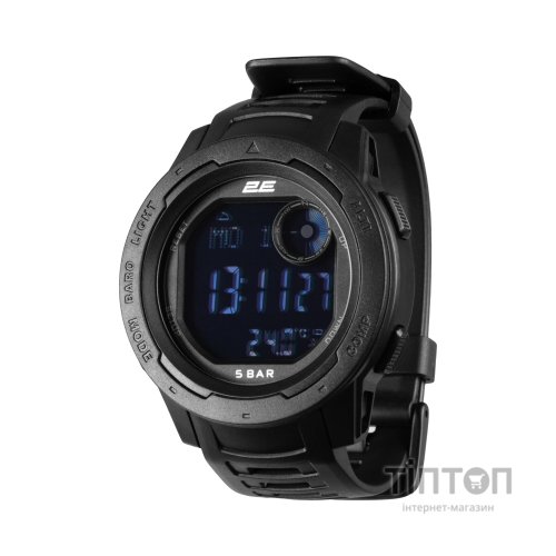 Смарт-годинник 2E Delta X Black з компасом та крокоміром (2E-TCW10BK)