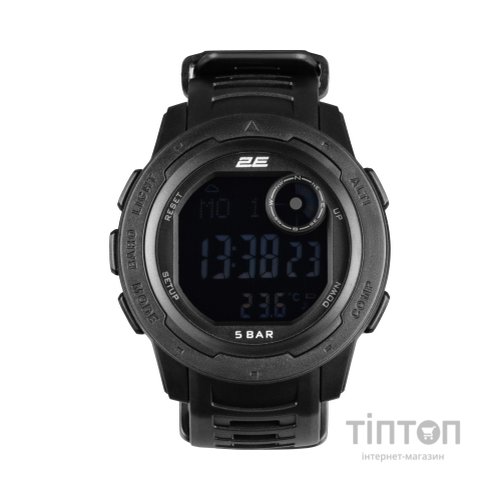 Смарт-годинник 2E Delta X Black з компасом та крокоміром (2E-TCW10BK)