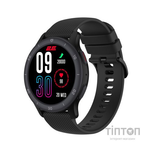 Смарт-годинник 2E Motion GT2 47mm Black (2E-CWW21BK)