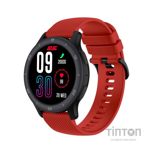 Смарт-годинник 2E Motion GT2 47mm Black-Red (2E-CWW21BKRD)