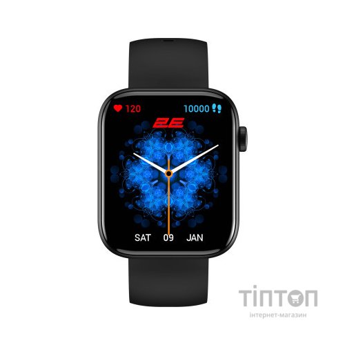 Смарт-годинник 2E Wave Plus 47 mm Black (2E-CWW12BK)