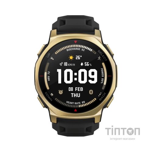 Смарт-годинник Amazfit T-Rex 3 Pro 44mm W2549GL1N Black Gold (1170958)