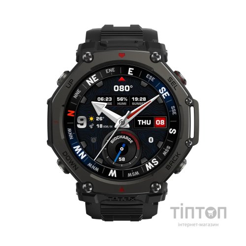 Смарт-годинник Amazfit T-Rex 3 Pro 48mm W2444OV1N Tactical Black (1170956)