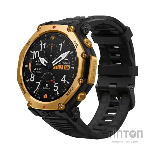 Смарт-годинник Amazfit T-Rex 3 Pro 48mm W2444OV5N Black Gold (1170957)