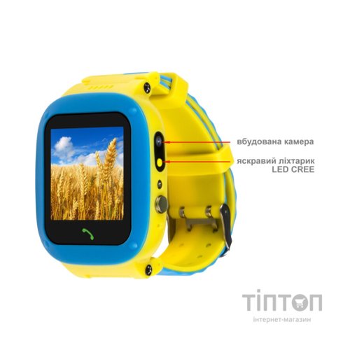 Смарт-годинник Amigo GO004 GLORY Splashproof Camera+LED Blue-Yellow (976265)