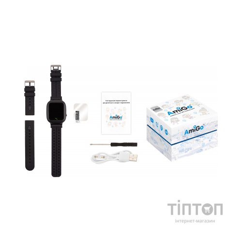Смарт-годинник Amigo GO004 Splashproof Camera+LED Black (882418)