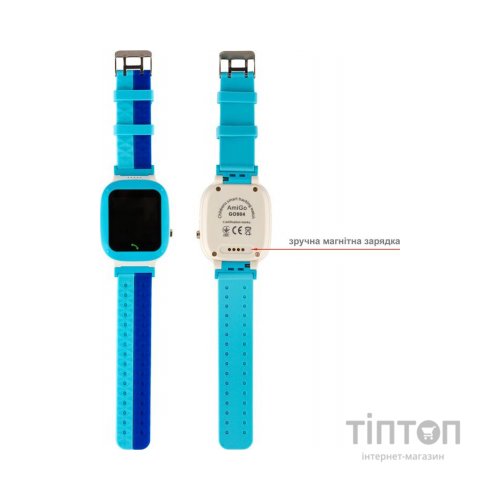 Смарт-годинник Amigo GO004 Splashproof Camera+LED Blue (746403)