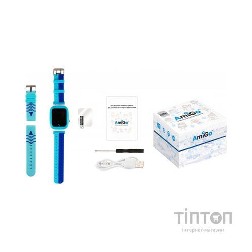 Смарт-годинник Amigo GO004 Splashproof Camera+LED Blue (746403)