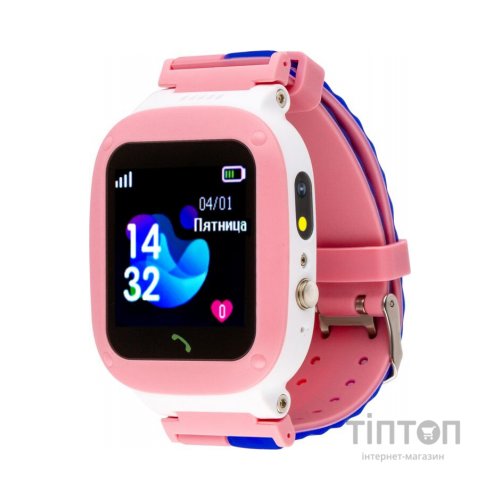 Смарт-годинник Amigo GO004 Splashproof Camera+LED Pink (746404)