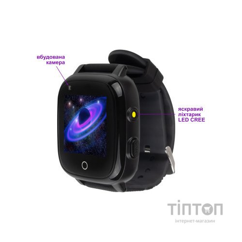 Смарт-годинник Amigo GO005 4G WIFI Kids waterproof Thermometer Black (747016)
