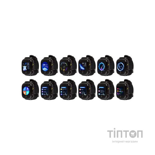 Смарт-годинник Amigo GO005 4G WIFI Kids waterproof Thermometer Black (747016)