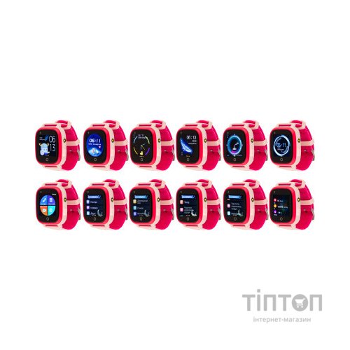 Смарт-годинник Amigo GO005 4G WIFI Kids waterproof Thermometer Pink (747018)