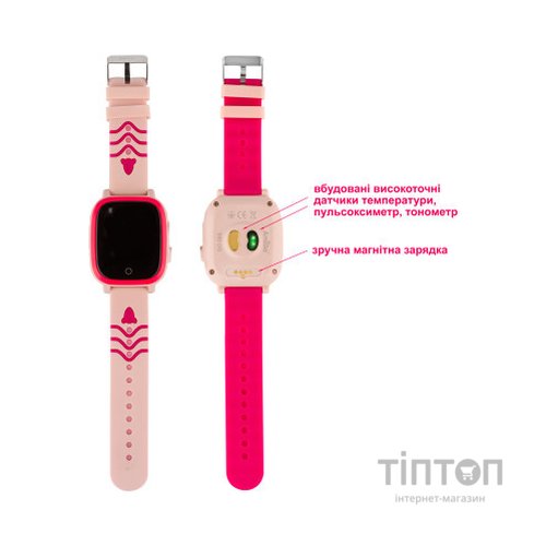 Смарт-годинник Amigo GO005 4G WIFI Kids waterproof Thermometer Pink (747018)