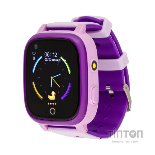 Смарт-годинник Amigo GO005 4G WIFI Kids waterproof Thermometer Purple (747019)