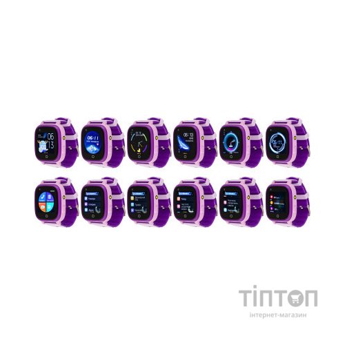 Смарт-годинник Amigo GO005 4G WIFI Kids waterproof Thermometer Purple (747019)