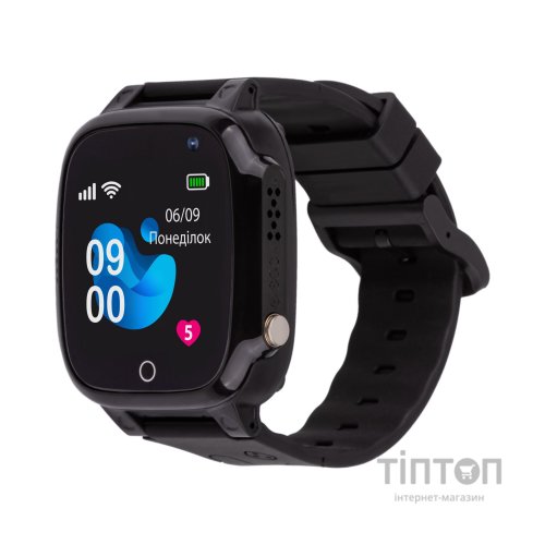 Смарт-годинник Amigo GO008 MILKY GPS WIFI Black (873291)