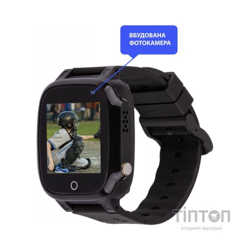 Смарт-годинник Amigo GO008 MILKY GPS WIFI Black (873291)