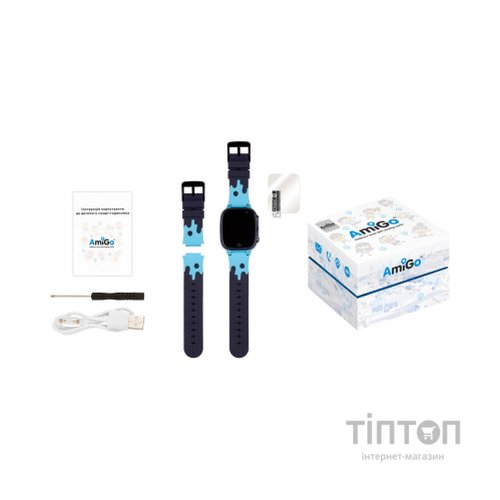 Смарт-годинник Amigo GO008 MILKY GPS WIFI Blue (873292)