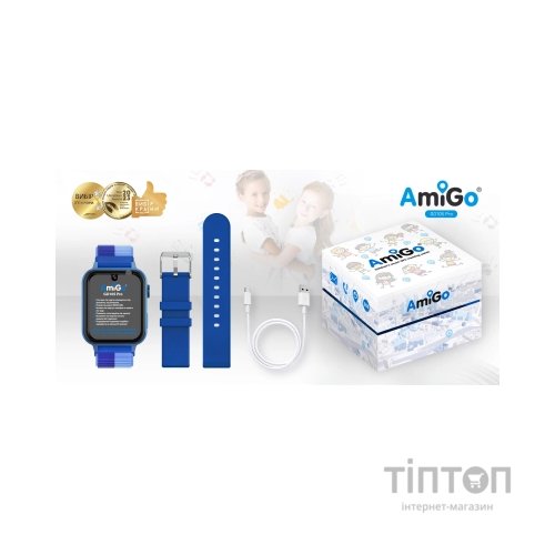 Смарт-годинник Amigo GO10S Pro WIFI Синій Смарт-годинник для дітей (1182492)