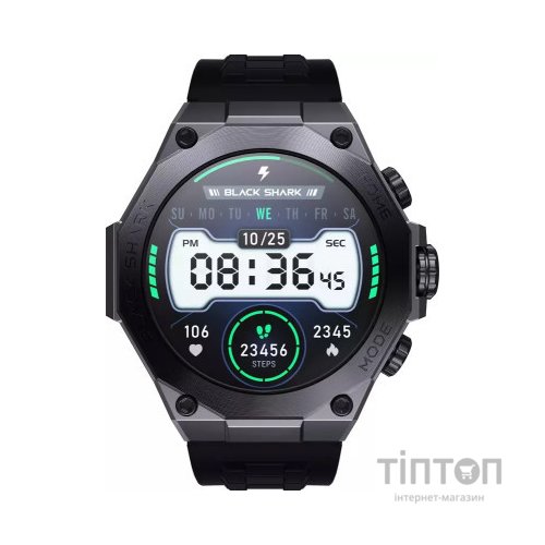 Смарт-годинник Black Shark S1 Pro Black BS-S1Pro (1091683)