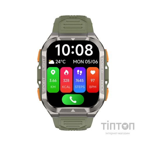 Смарт-годинник Blackview W80 Pro Green (6931548324072)