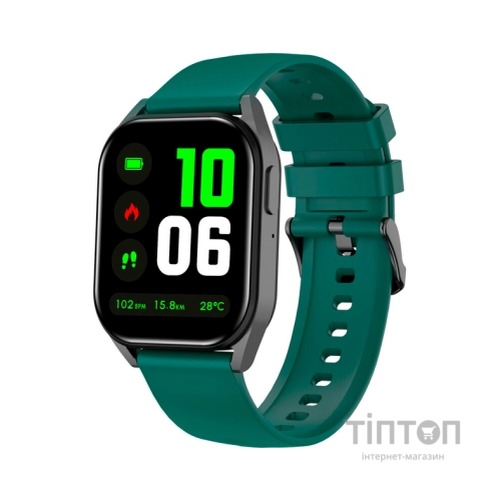 Смарт-годинник Canyon Chatter SW-58 BT-CALL Black Green (CNS-SW58BG)