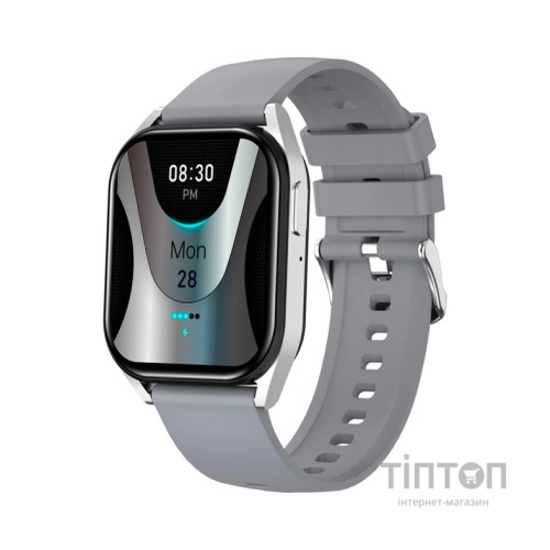 Смарт-годинник Canyon Chatter SW-58 BT-CALL Silver Grey (CNS-SW58SS)