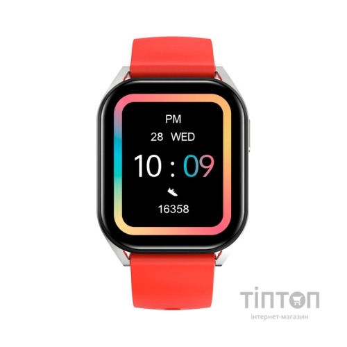 Смарт-годинник Canyon Chatter SW-58 BT-CALL Silver Red (CNS-SW58RR)