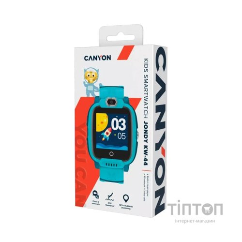 Смарт-годинник Canyon CNE-KW44GB Jondy KW-44, Kids smartwatch Green (CNE-KW44GB)