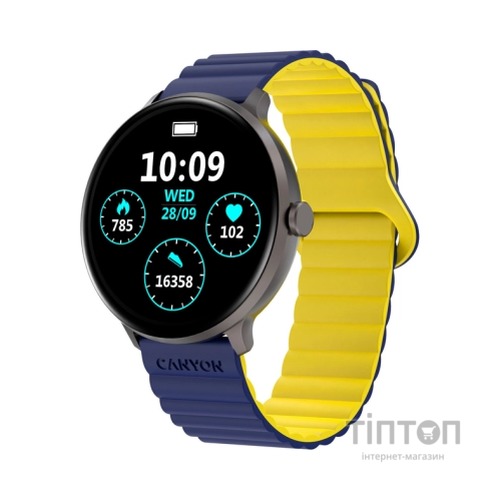 Смарт-годинник Canyon Jacky SW-69 Blue Yellow (CNS-SW69BL)