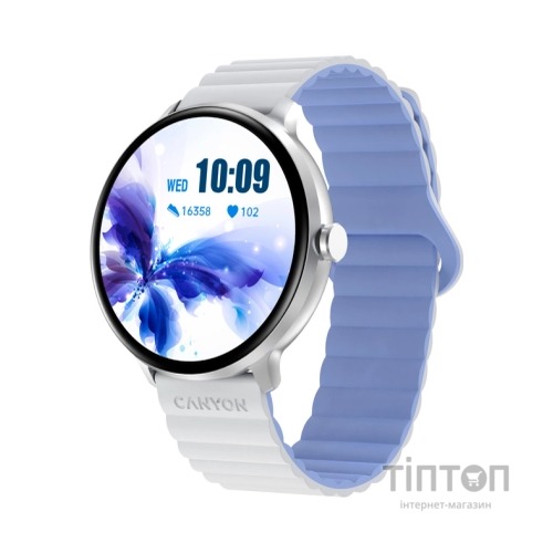 Смарт-годинник Canyon Jacky SW-69 White Blue (CNS-SW69WB)
