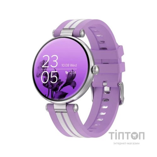 Смарт-годинник Canyon Semifreddo SW-61 Silver-Lavender (CNS-SW61PP)