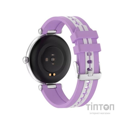 Смарт-годинник Canyon Semifreddo SW-61 Silver-Lavender (CNS-SW61PP)