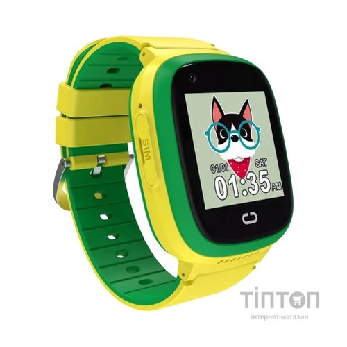 Смарт-годинник Canyon Sunny KW-48 Video 4G GPS Games Music Yellow/Green (CNE-KW48YG)