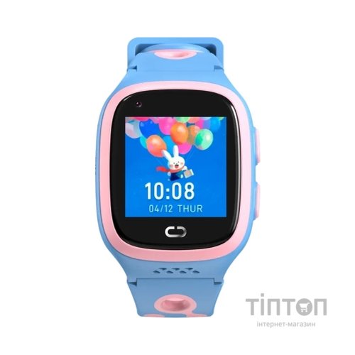 Смарт-годинник Canyon ZEFIR KW-49 E-SIM 4G GPS Pink-Blue Дитячий смарт-годинник (CNE-KW49PB)
